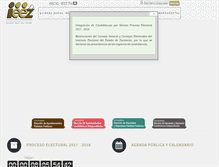 Tablet Screenshot of ieez.org.mx